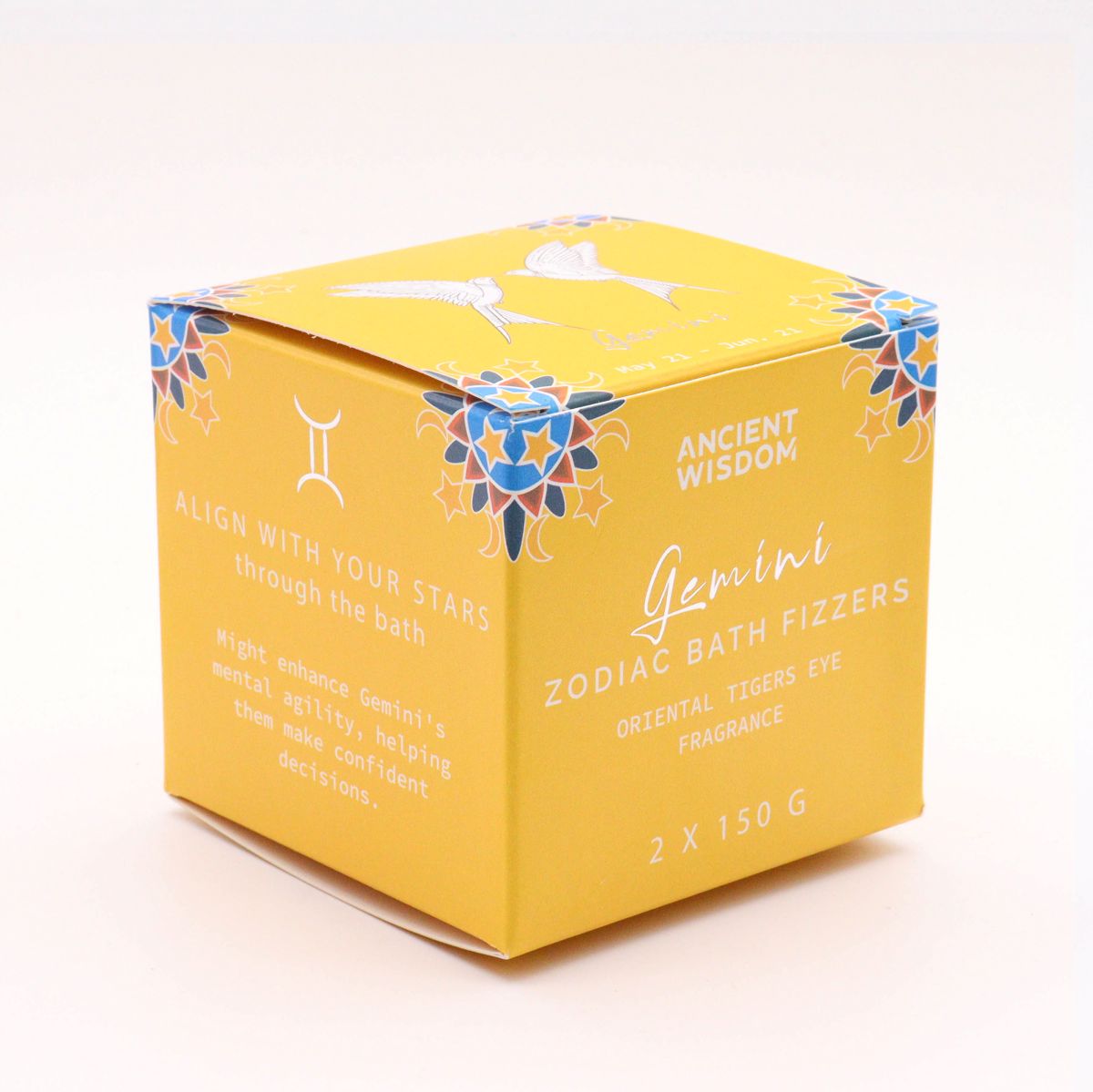 Verpakking sterrenbeeld badbruisers Tweelingen – Feel So Pure