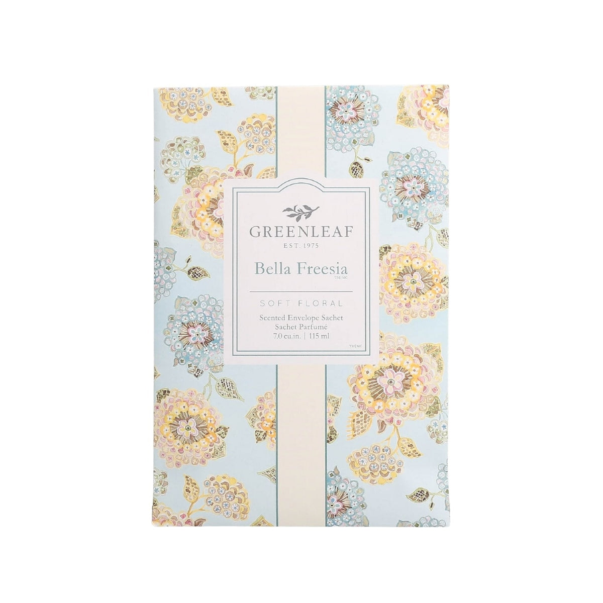 Greenleaf Bella Freesia Geurzakje – zachte geur van freesia, witte thee en katoenbloesem.