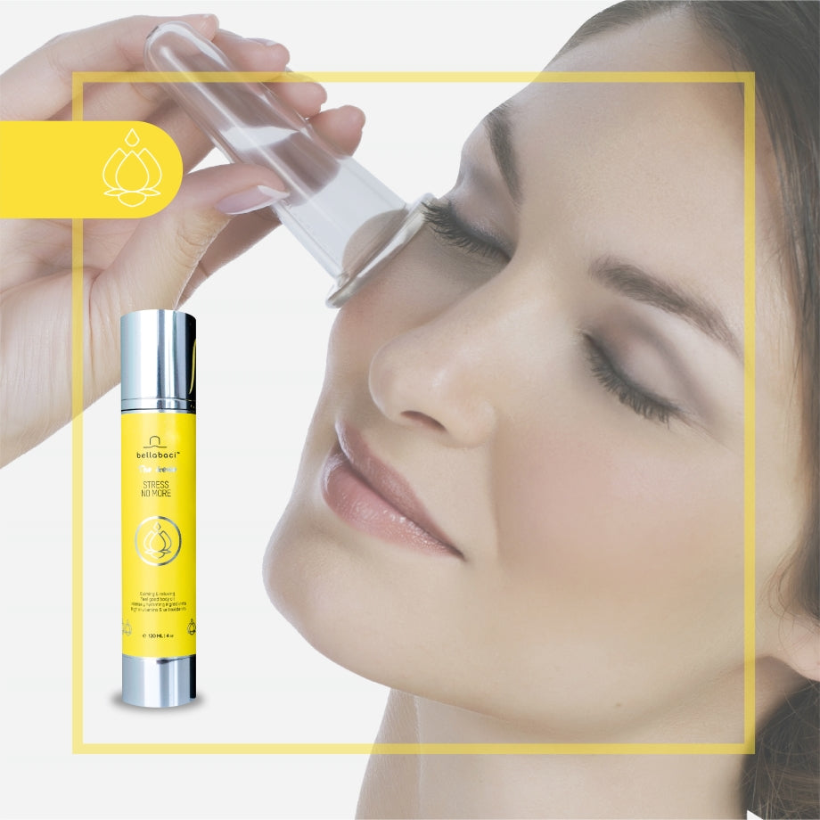 Stress No More Genie van Bellabaci – verzorgende olie met rozenbottel, jasmijn en kamille