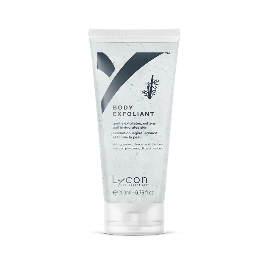Lycon Body Exfoliant – romige bodyscrub met bamboevezels tegen ingegroeide haartjes