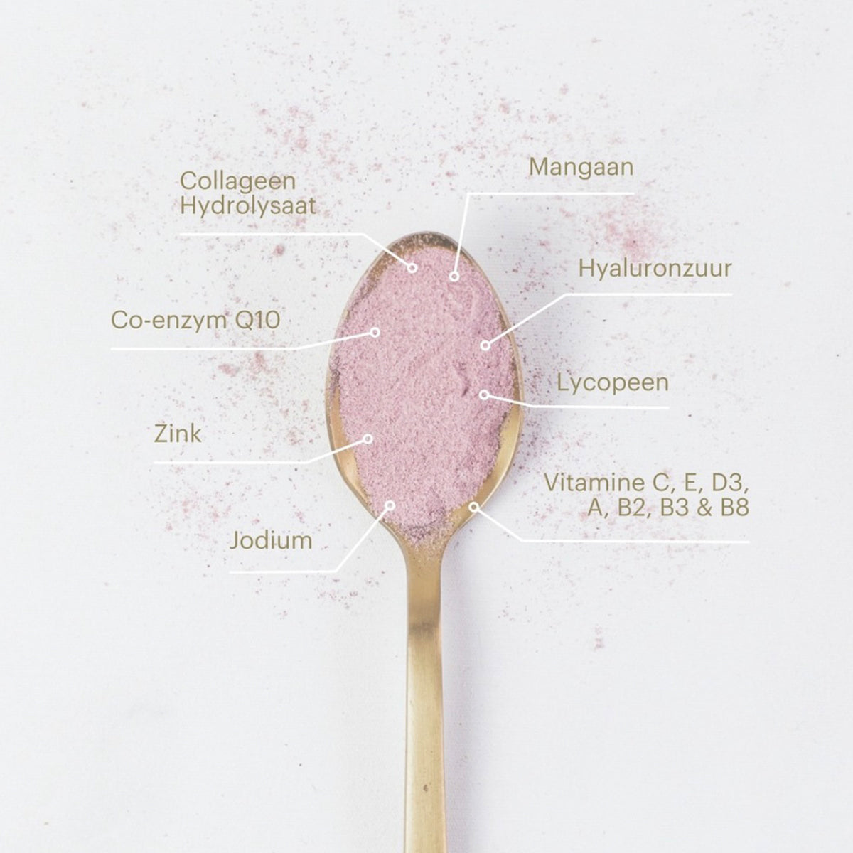 Collageenpoeder in handige sachets – ondersteunt huidstructuur, hydratatie en huidverjonging van binnenuit.