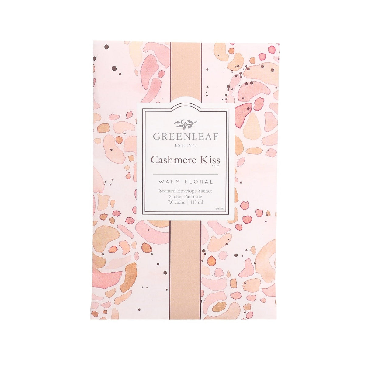 Greenleaf Cashmere Kiss Geurzakje – zachte geur met muskus, amber en citrus, romantisch en verfijnd.