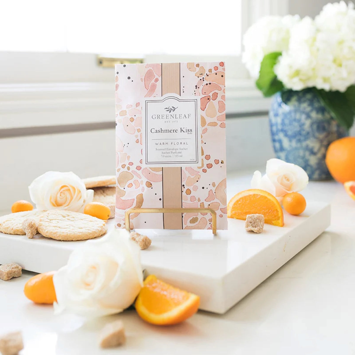 Cashmere Kiss geurzakje van Greenleaf – vegan, cruelty-free en langdurige geur tot 6 maanden.