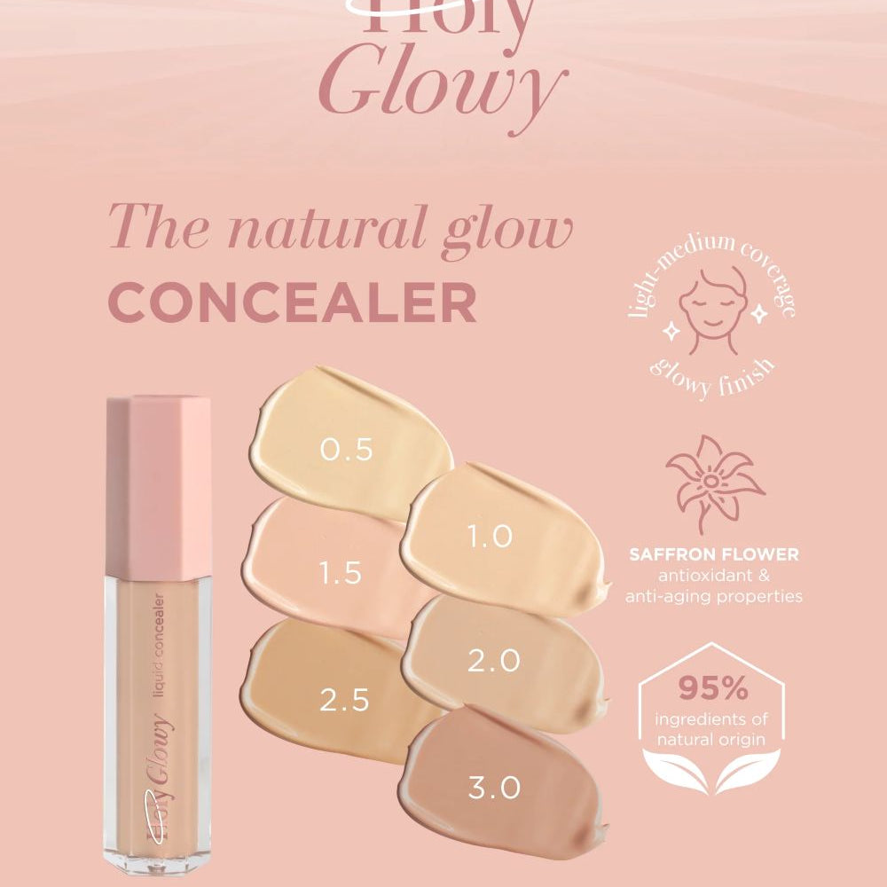 Cent Pur Cent Holy Glowy Concealer in meerdere tinten – verzorgend, verhelderend en hydraterend.