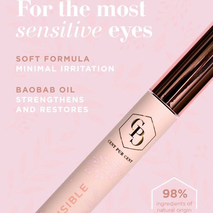 Cent Pur Cent La Sensible Mascara Noir met castorolie en baobabolie voor verzorgde wimpers