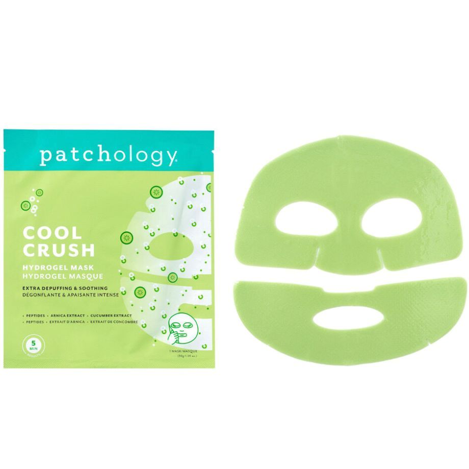 Patchology Cool Crush Hydrogel Mask verkoelend gezichtsmasker tegen zwelling en vermoeide huid