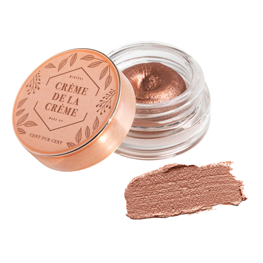 Cent Pur Cent Crème de la Crème Cherry Blossom – romige mousse-oogschaduw in zachtroze tint met hoge pigmentatie.