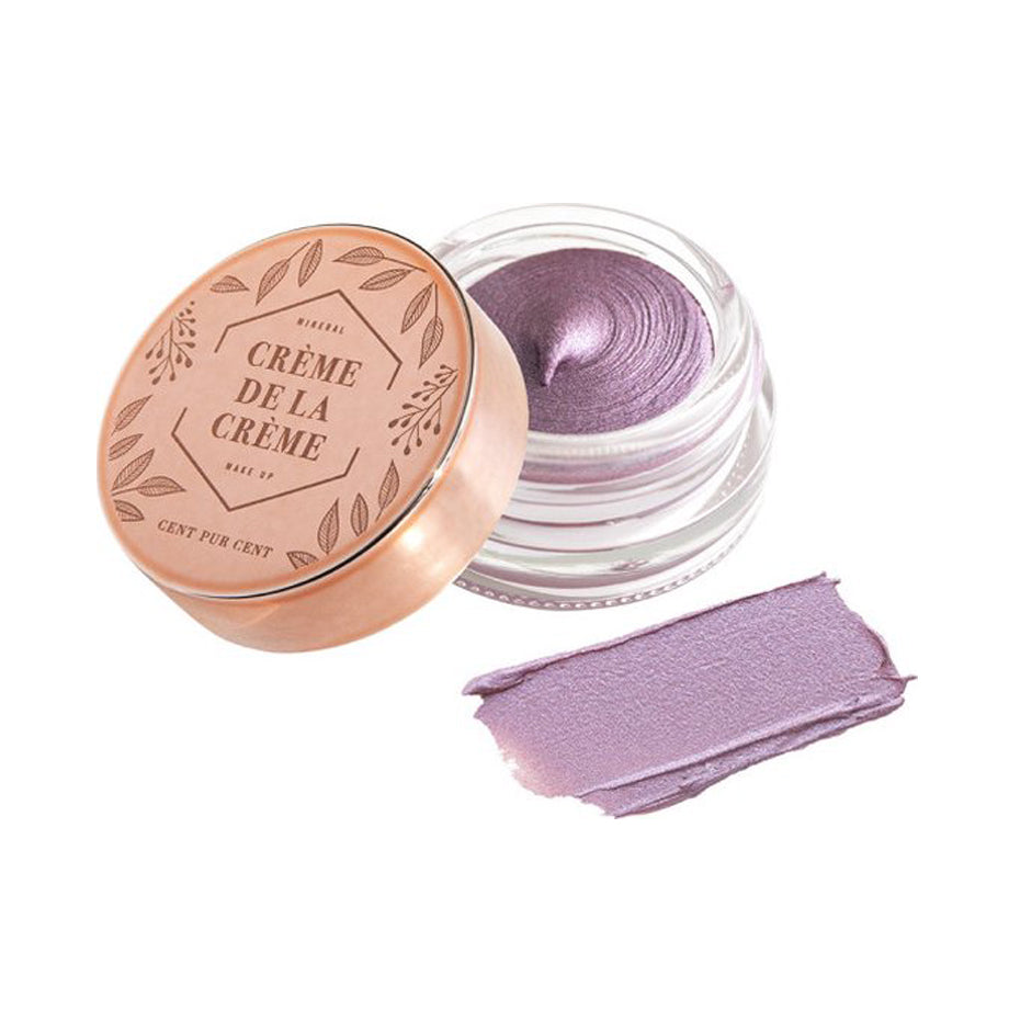 Cent Pur Cent Crème de la Crème Lila – romige mousse-oogschaduw met zachte paarse tint en fluweelzachte finish.