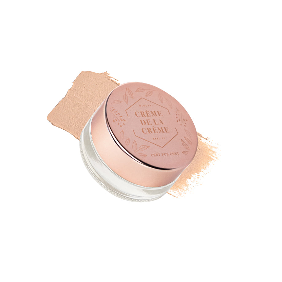 Cent Pur Cent Crème de la Crème Madeleine – Crème oogschaduw in zachte nude tint met mousse-textuur. Hoog gepigmenteerd en langdurig resultaat.