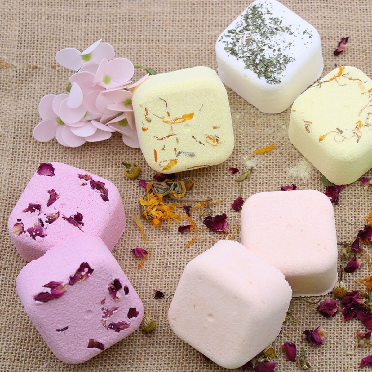 Rustgevende aromatherapie douchestomer voor ontspanning onder de douche