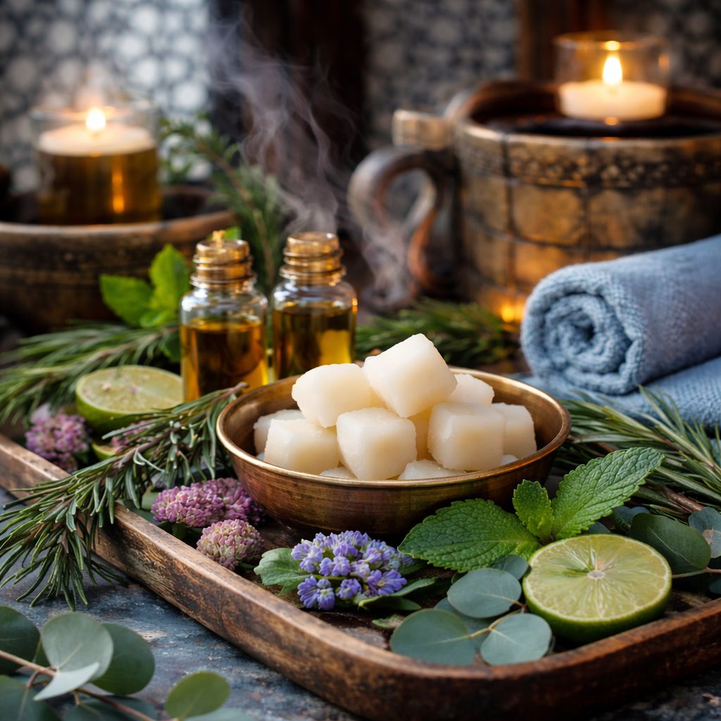 Experience Fresh Hammam waxmelt – frisse spa geur met eucalyptus, rozemarijn, munt en sandelhout