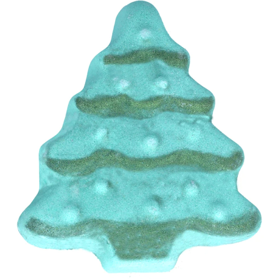 Famous Fir Sure! : Groene kerstboom Bath Blaster met gouden details – Bomb Cosmetics Famous Fir Sure!