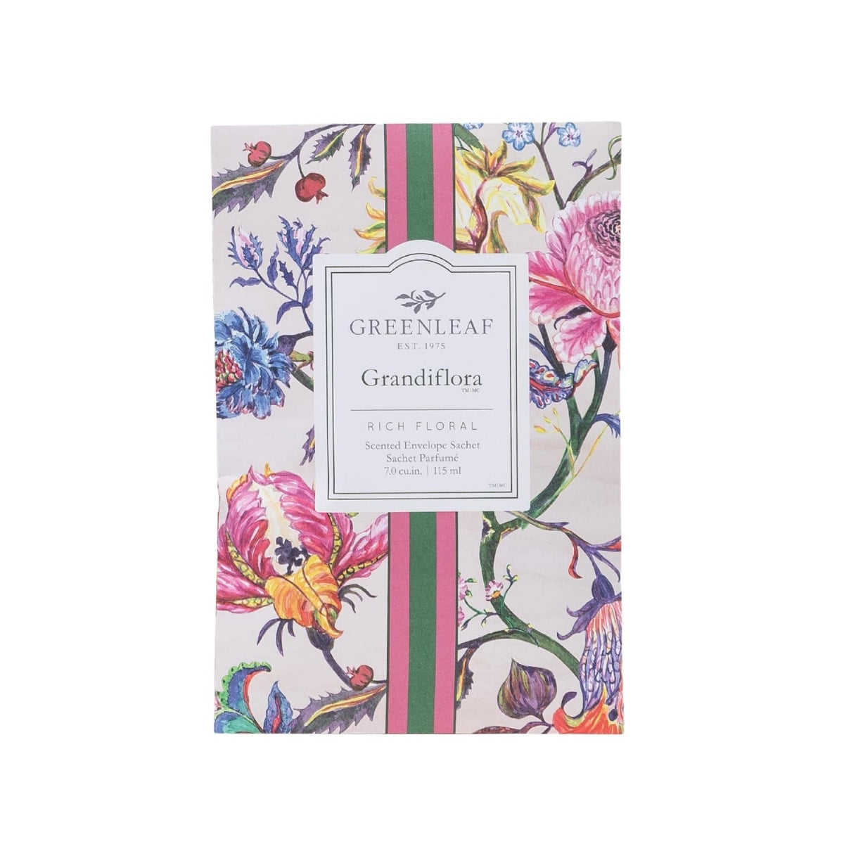 Greenleaf Grandiflora Geurzakje – elegante geur van grapefruit, rabarber & oranjebloesem met sandelhout.