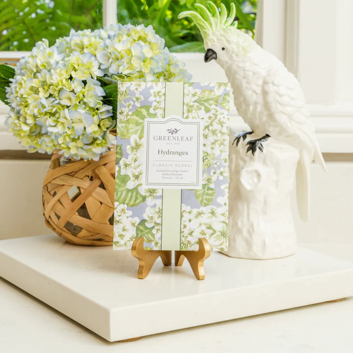 Hydrangea scented sachet van Greenleaf met frisse bloemengeur
