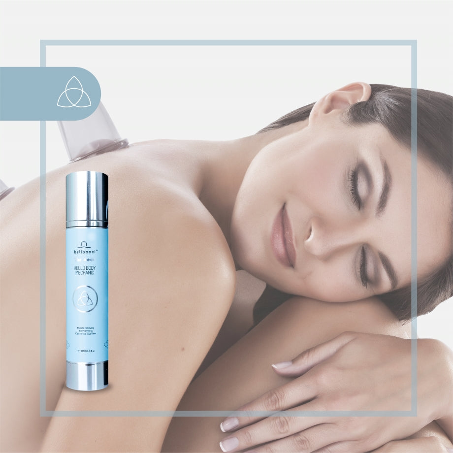 Hello Body Mechanic Genie van Bellabaci – verzorgende olie met arnica, pepermunt en eucalyptus