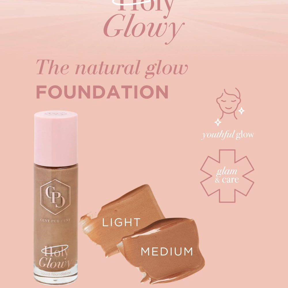 Cent Pur Cent Holy Glowy Foundation – verhelderende foundation met frisse, stralende finish.