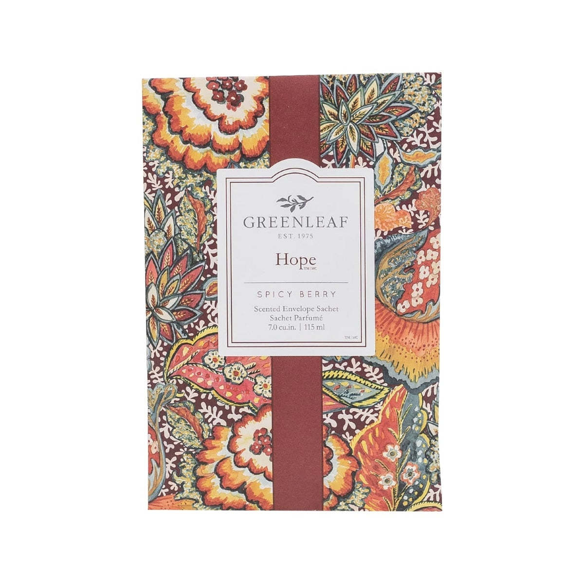 Greenleaf Hope Geurzakje – zachte geur van bloemen, muskus en citrus voor een optimistische sfeer.