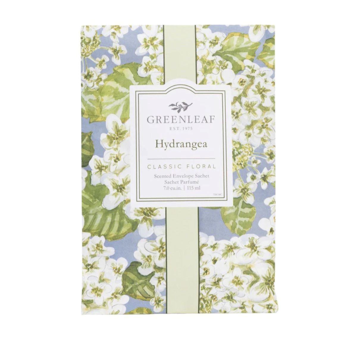Greenleaf Hydrangea geurzakje met hortensia bloemen