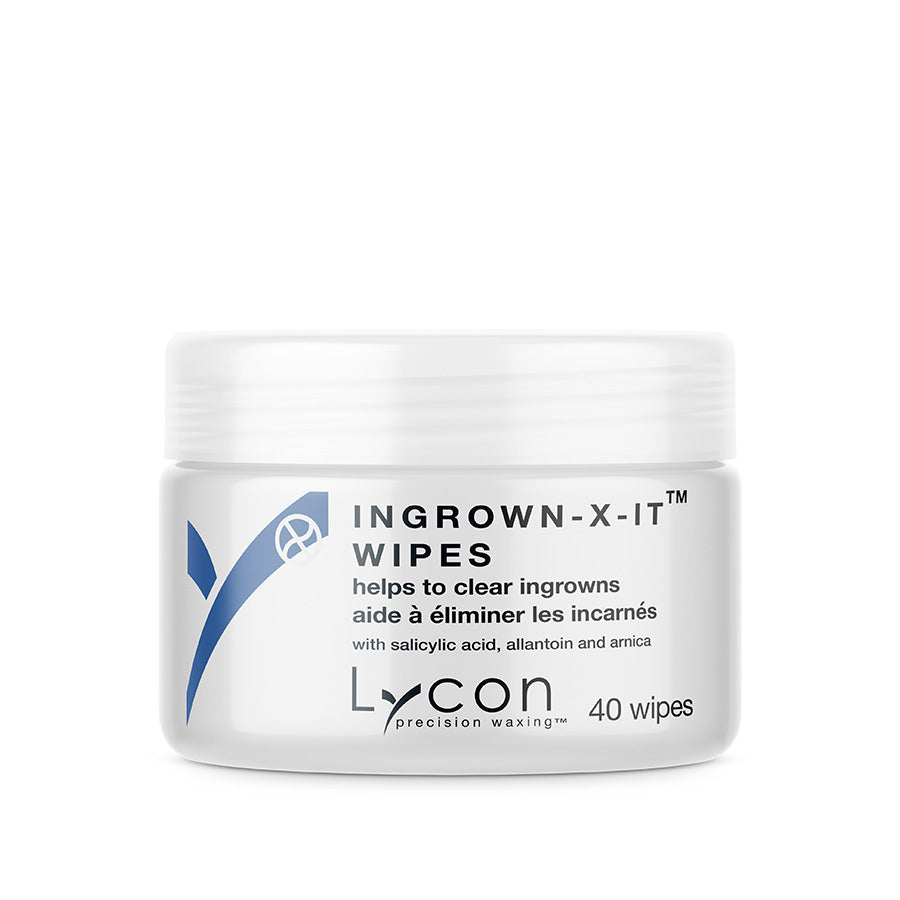 Lycon Ingrown-X-it Wipes – doekjes tegen ingegroeide haartjes, exfoliërend en verzachtend
