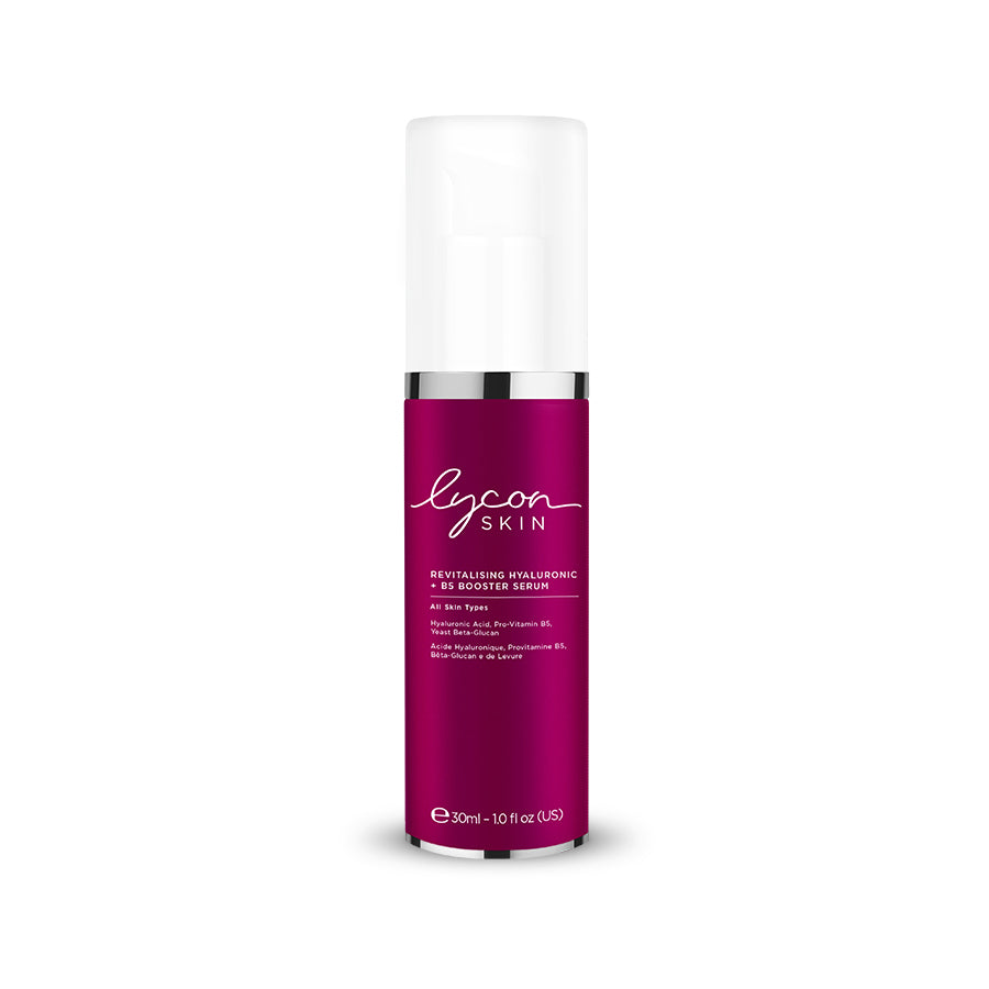 Lycon Skin Revitalising Hyaluronic + B5 Booster Serum – intensief hydraterend serum met hyaluronzuur en vitamine B5.