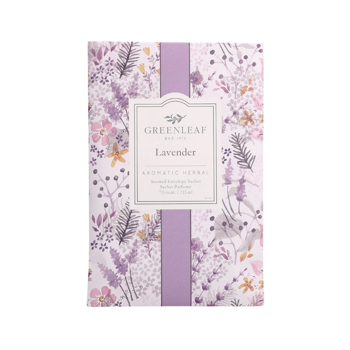 Greenleaf Lavender Geurzakje – kalmerende geur van lavendel met frisse kruidigheid en houttonen.