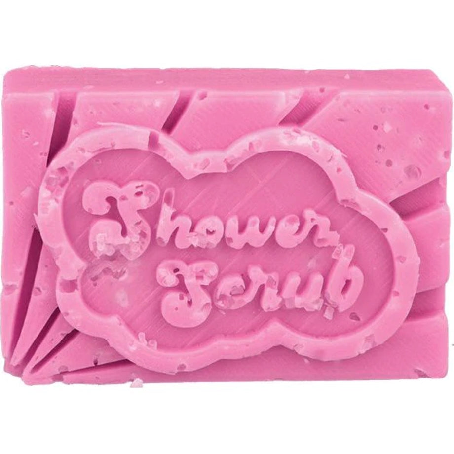 Solid shower scrub met roos, oudh en verzorgende boters – Bomb Cosmetics