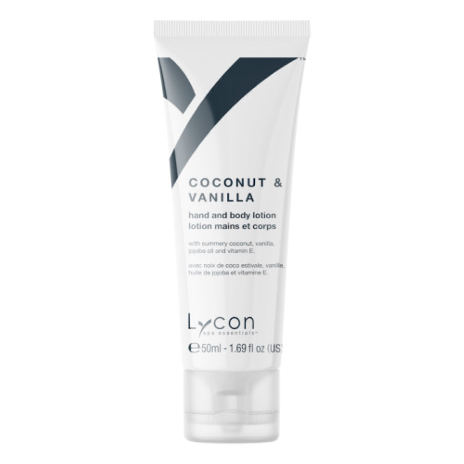 Lycon Coconut & Vanilla Hand & Body Lotion Tube