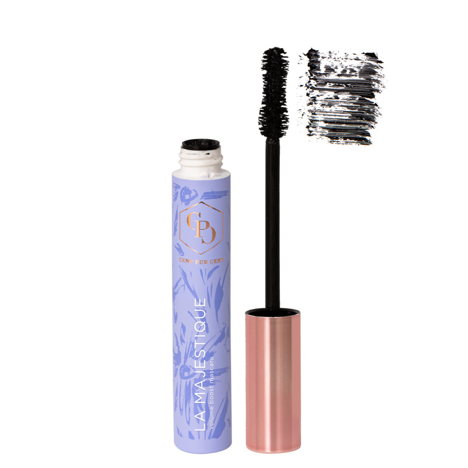 La Majestique Mascara – zwarte volumemascara met borsteltje | Cent Pur Cent