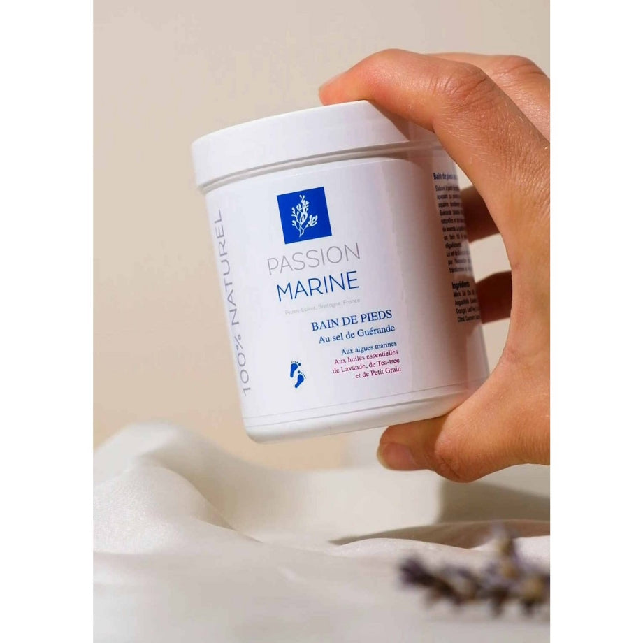 Natuurlijk voetbadzout van Passion Marine – ontspannend en zuiverend wellnessproduct