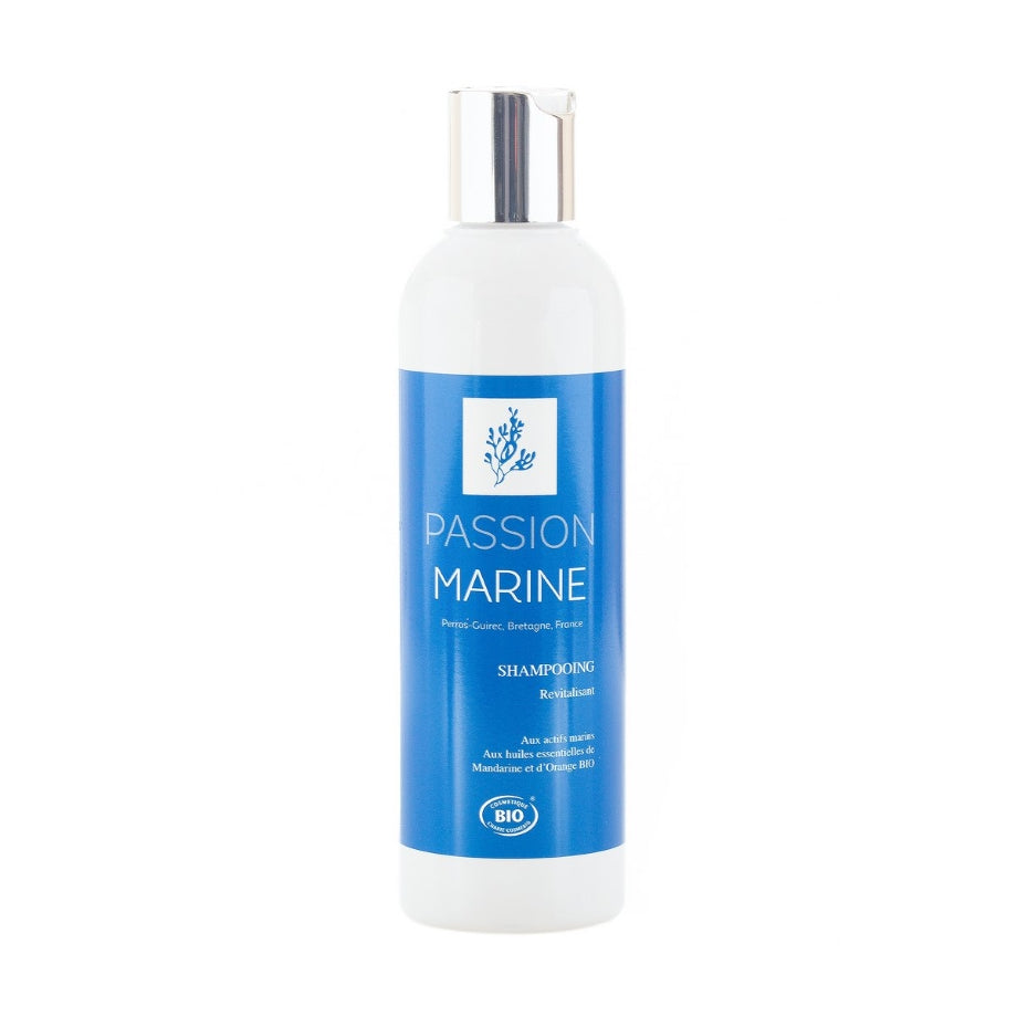 Passion Marine Revitalizing Shampoo – zachte, natuurlijke shampoo met muntwater en algenextract voor fris, glanzend haar