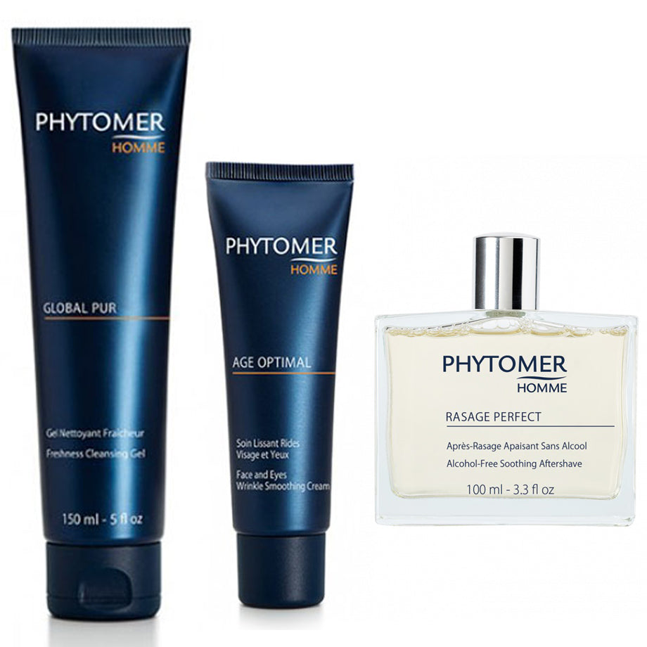 Phytomer Anti-Ageing Mannen – skin care set speciaal voor mannen, tegen rimpels en huidveroudering