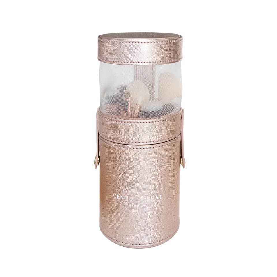 Cent Pur Cent Luxe Brush Holder – roségouden houder voor make-up penselen