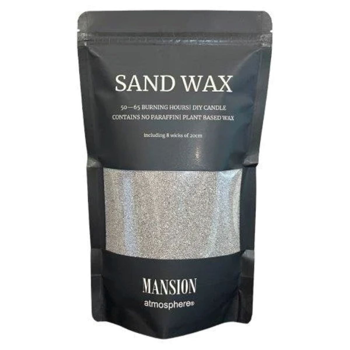 Mansion Atmosphere Sand Wax grijs – Plantaardige parelwas 500g
