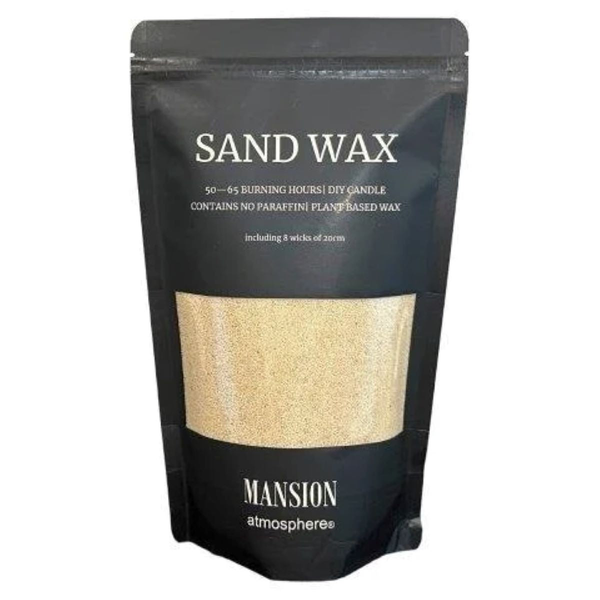 Mansion Sand Wax zandkleur – vegan parelwas 500 g verpakking
