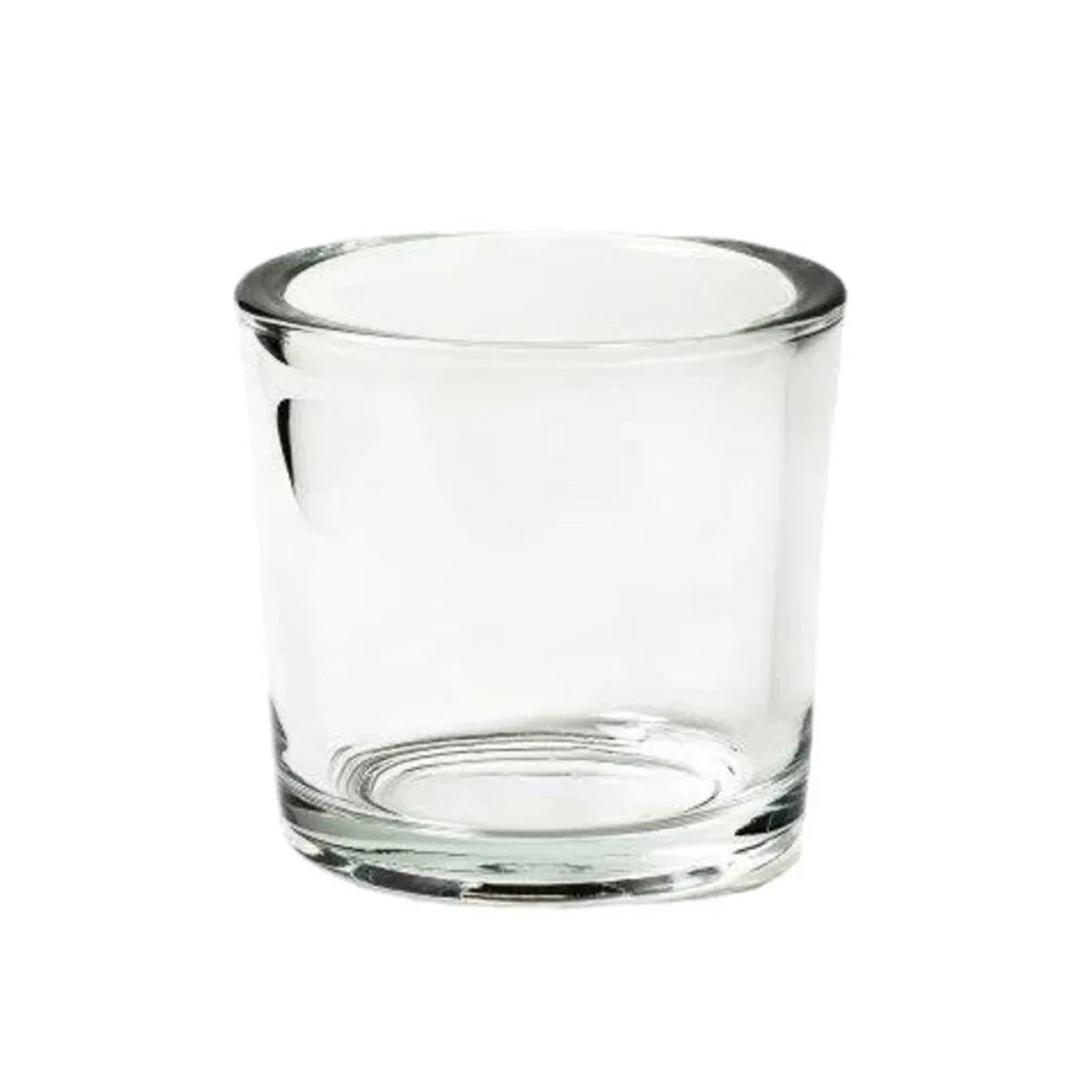 Mansion Atmosphere grote glazen Sand Wax houder 14x14 cm voor sfeervolle kaarscreaties