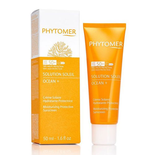 Textuur Solution Soleil Ocean+ SPF 50 – lichte, smeltende zonverzorging