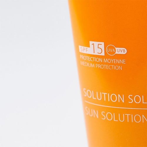 Textuur Solution Soleil SPF 15 – lichte, niet-klevende zonverzorging
