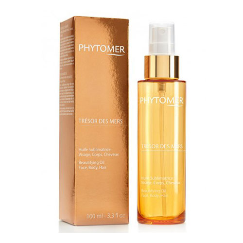 Phytomer Trésor des Mers flacon – luxueuze droge olie voor huid en haar