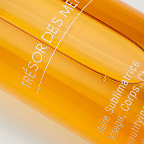 Toepassing Trésor des Mers – multifunctionele olie voor gezicht, lichaam en haar