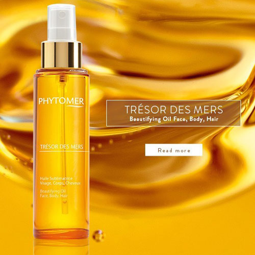 Phytomer Trésor des Mers spray – droge olie met jasmijn, bergamot en kokosgeur