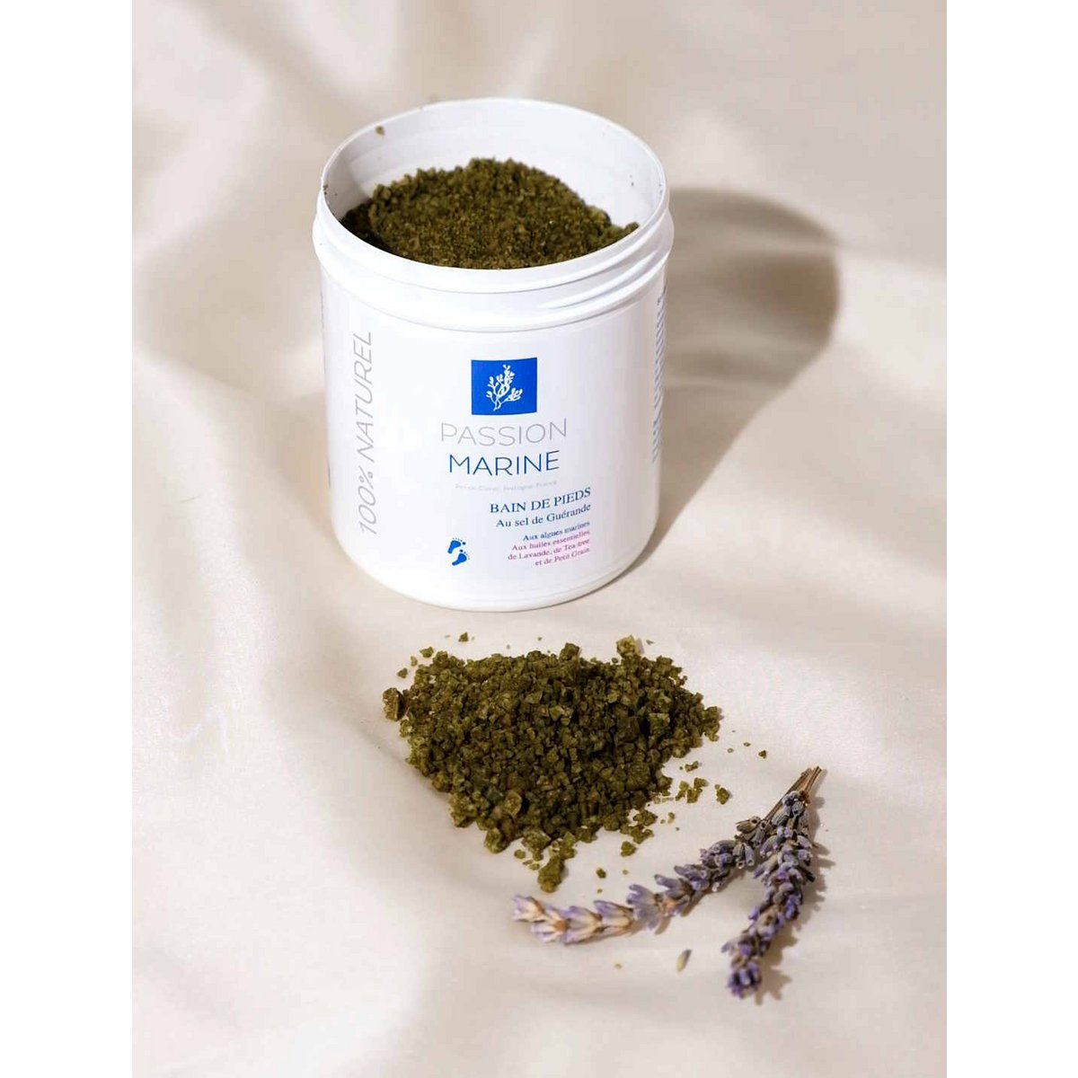 Voetbadzout met Guérande zeezout en Bretonse algen – Passion Marine Bain de Pieds