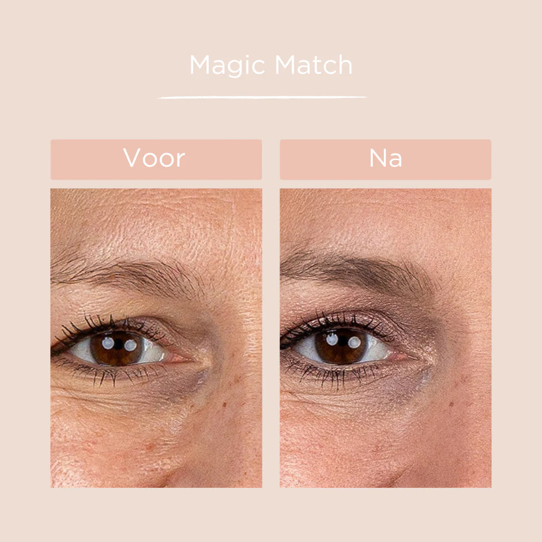 Cent Pur Cent Magic Match Primer voor en na zelfaanpassende teintbasis voor een egale, natuurlijke finish.