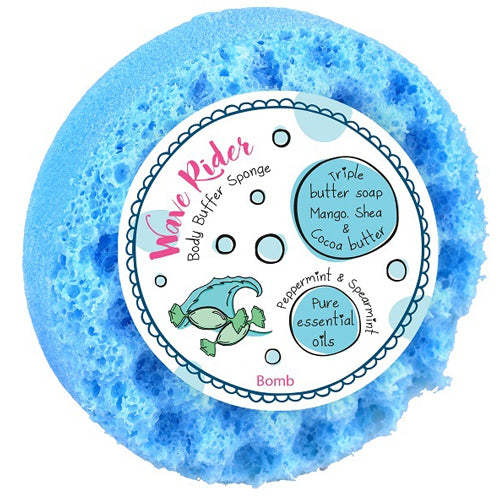 Bomb Cosmetics Wave Rider Body Buffer – scrub- en massagespons met shea-, cacao- en mangoboter