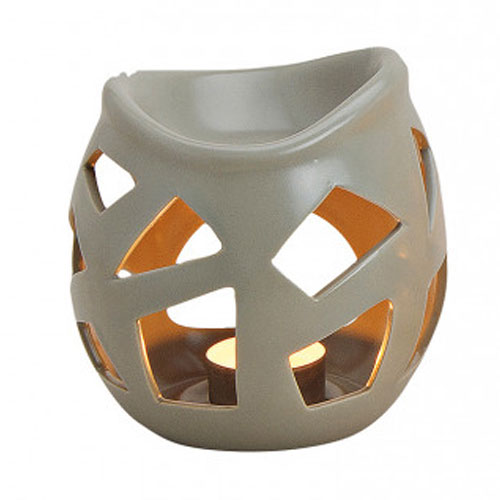 Sfeervolle taupe geurbrander geschikt voor waxmelts, etherische olie en geurolie