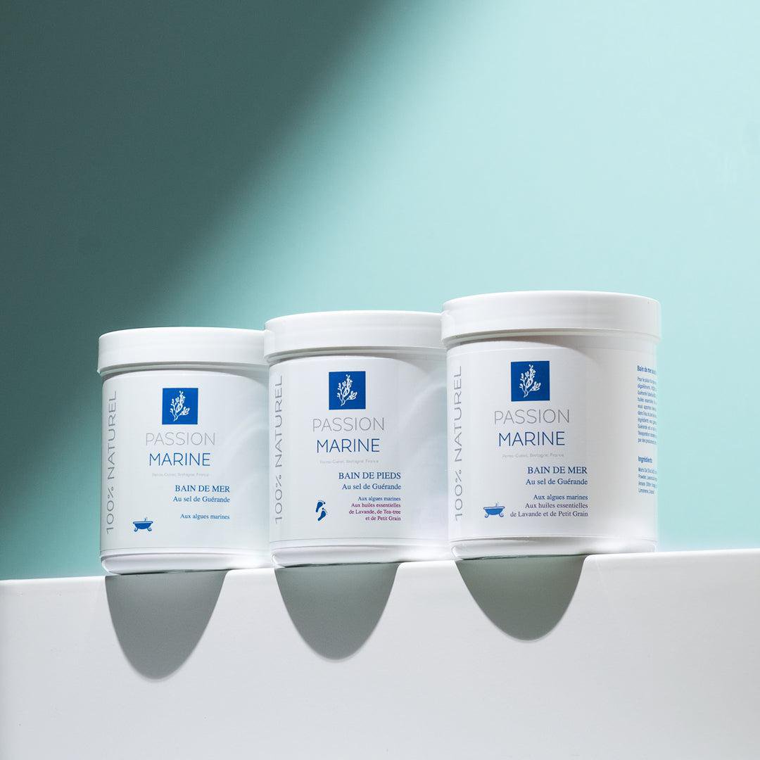 Passion Marine Bain de Mer badzout potje – 100% natuurlijk met zeezout en algen