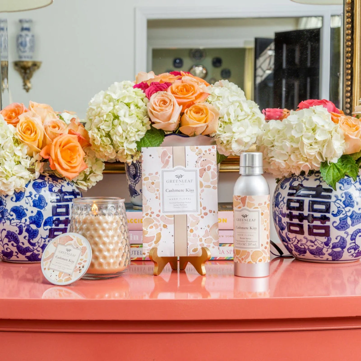 Greenleaf geurzakje Cashmere Kiss – romantische geur voor kast, badkamer, auto of toilet.