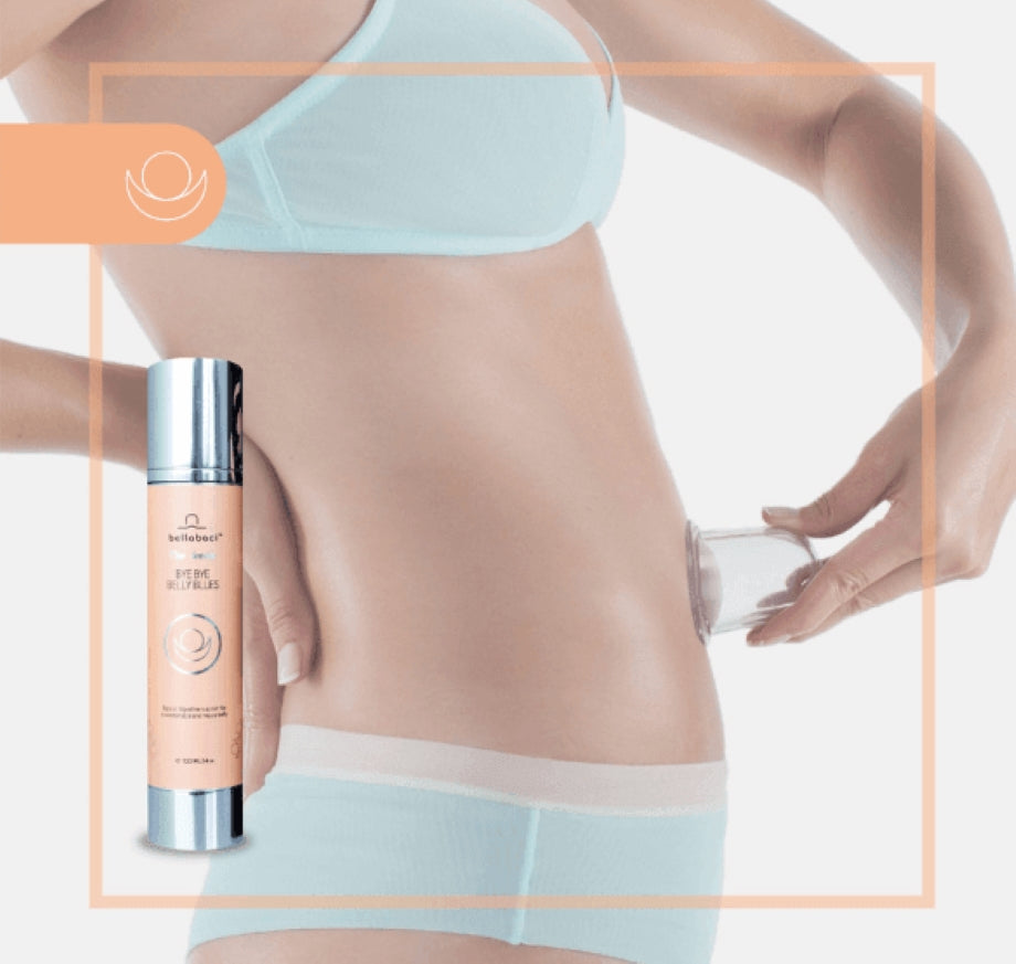 Bye Bye Belly Blue Genie van Bellabaci – verzorgende olie met lavendel, eucalyptus en sinaasappel