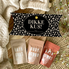 Dikke Kus cadeauset met badzout, bodyscrub en mini bruisballetjes