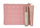 Cent Pur Cent Correct & Glow Kit met Anti-Redness Primer, CC Crème Medium-Dark en roze etui.