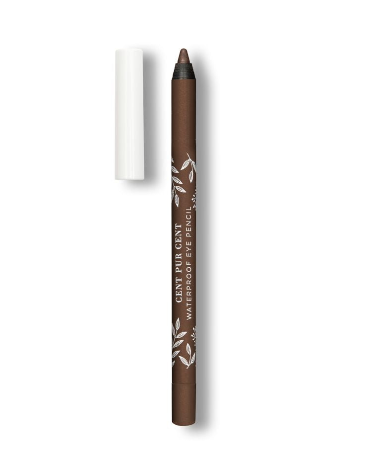 Cent Pur Cent Waterproof Eye Pencil Brun Irisé – oogpotlood met zachte punt